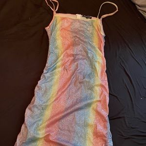 Shane Justin Rainbow Diamond Dress